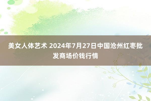 美女人体艺术 2024年7月27日中国沧州红枣批发商场价钱行情