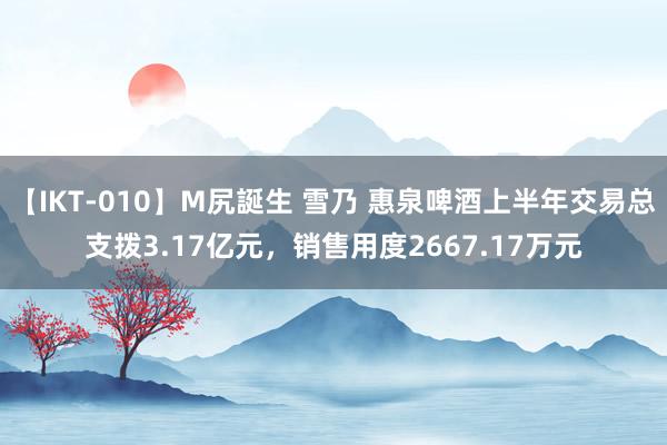 【IKT-010】M尻誕生 雪乃 惠泉啤酒上半年交易总支拨3.17亿元，销售用度2667.17万元