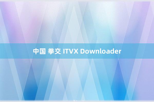 中国 拳交 ITVX Downloader